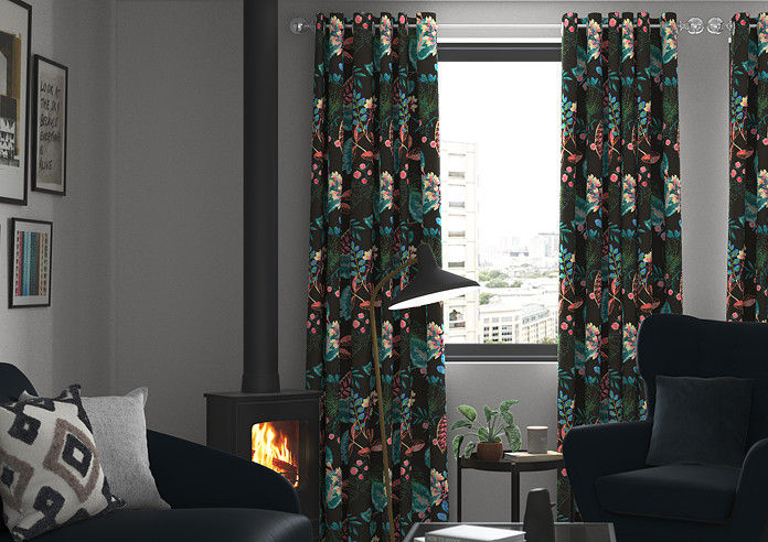 Fandango, Zinc - Made to Measure Curtains - Image 3